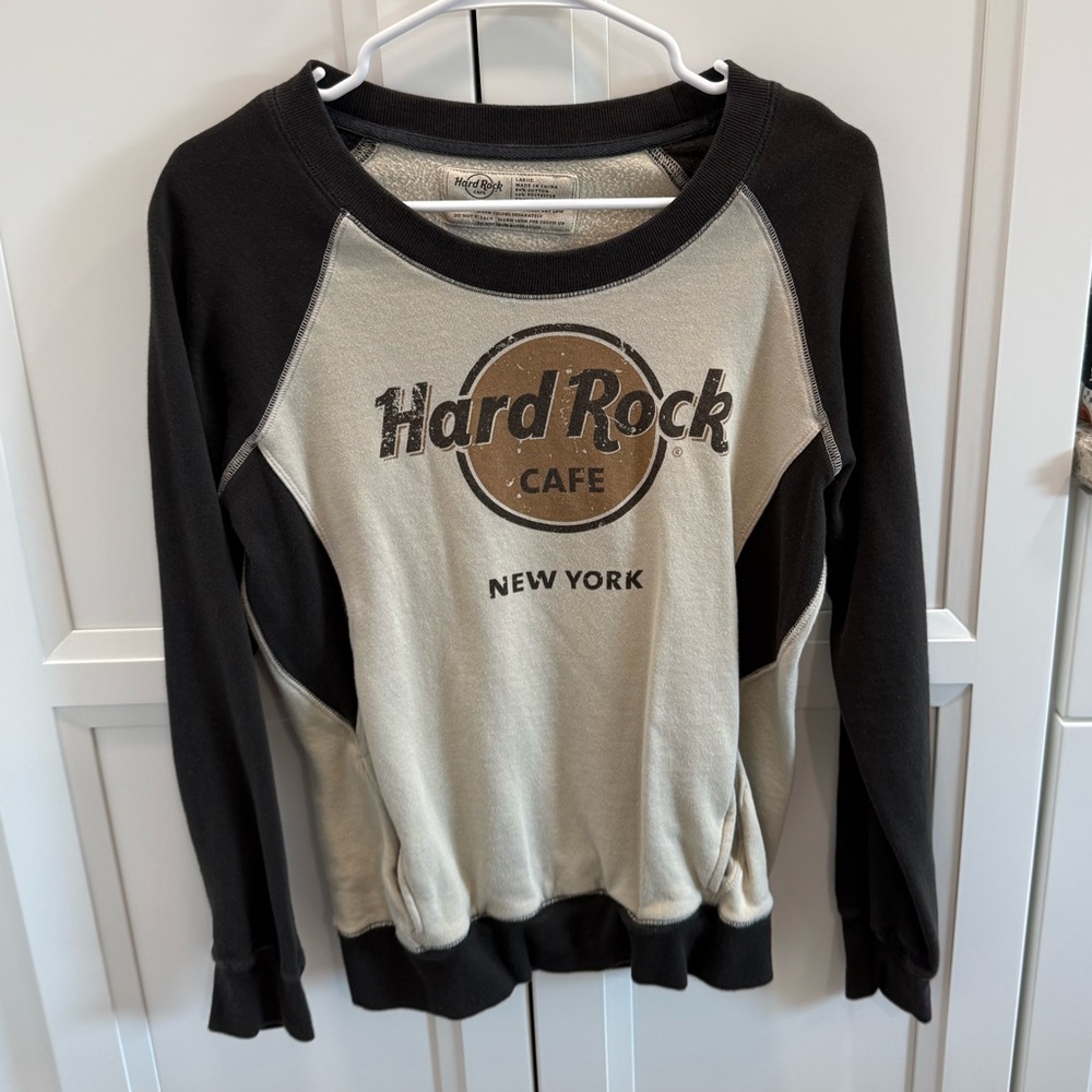 Hard Rock Cafe crew neck sweatshirt